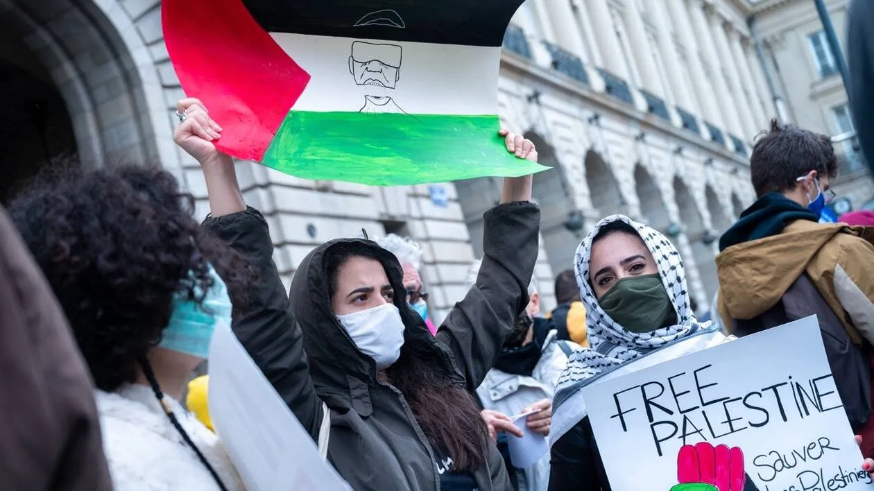 Manifestation à Rennes contre le Génocide à Gaza